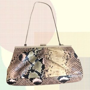 🛼Faux Snakeskin Purse
